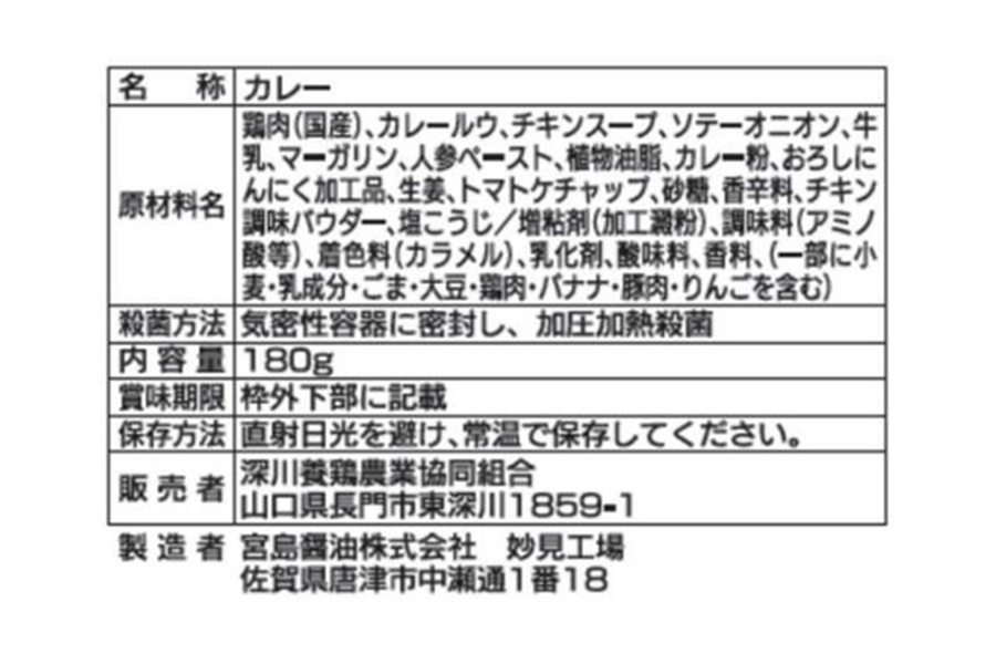 長州どりカレー